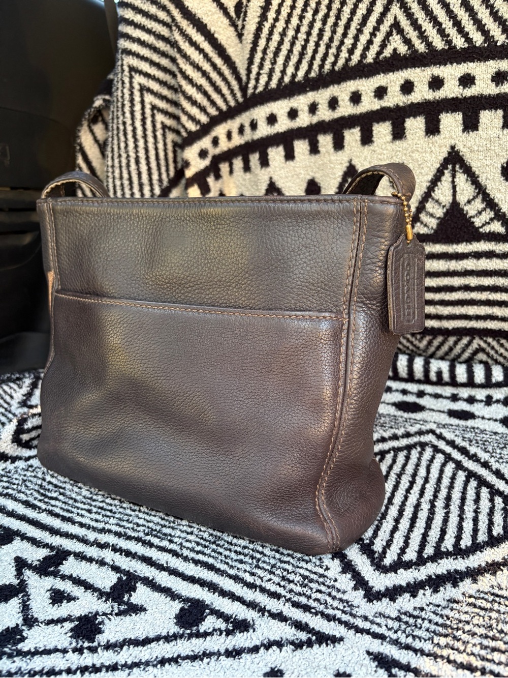 Coach Brown Leather Crossbody Bag